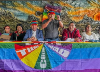 La Confederación de Nacionalidades Indígenas de Ecuador (Conaie) hizo una denuncia sobre las cuentas bancarias de sus dirigentes, este viernes 19 de septiembre; un día después de que esta organización convocara a un paro nacional inmediato e indefinido contra las medidas del Gobierno de Daniel Noboa.