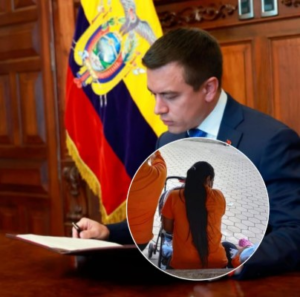 María Rebeca Morocho Sisalema abandonó el Centro de Rehabilitación Social de Chimborazo n.º 3 el 12 de septiembre de 2025, luego de recibir un indulto presidencial firmado por el mandatario Daniel Noboa.