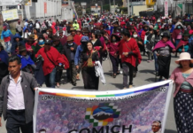 La Fiscalía de Chimborazo esperaba al dirigente indígena Fernando Guamán, presidente de la Confederación del Movimiento Indígena de Chimborazo (Comich), para que rinda su versión en una investigación por el presunto delito de paralización de servicios públicos.
