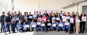 La Empresa Eléctrica Riobamba S.A. (EERSA) recibió un reconocimiento oficial del Ministerio de Salud Pública (MSP) por su compromiso en la implementación de medidas que garantizan espacios laborales completamente libres de humo de tabaco.
