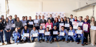 La Empresa Eléctrica Riobamba S.A. (EERSA) recibió un reconocimiento oficial del Ministerio de Salud Pública (MSP) por su compromiso en la implementación de medidas que garantizan espacios laborales completamente libres de humo de tabaco.