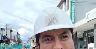 La regeneración urbana del centro de la ciudad de Puyo avanza conforme a lo establecido en el cronograma contractual, informó Raúl Cárdenas, procurador común del consorcio a cargo de los trabajos.