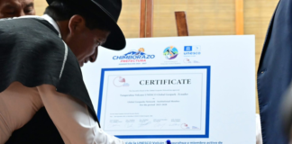 El 19 de septiembre, en el Auditorio de la Prefectura de Chimborazo, se entregó oficialmente la certificación otorgada por la UNESCO en Chile que acredita al Geoparque Volcán Tungurahua como miembro de la Red Global de Geoparques de la UNESCO.