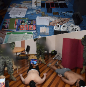 En un golpe contundente contra la delincuencia organizada, las Fuerzas Armadas del Ecuador, a través de un operativo ejecutado por el Bloque de Seguridad, desarticularon una red de extorsionadores que operaba en Riobamba.