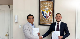 El cantón Guano continúa fortaleciendo el deporte y generando oportunidades para la niñez y juventud. El pasado jueves 4 de septiembre, el alcalde Oswaldo Estrada, junto a representantes del club El Nacional, oficializó la firma de un convenio que permitirá la creación de nuevas escuelas de fútbol en la localidad.