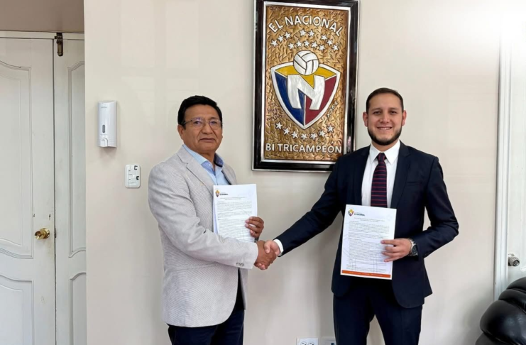 El cantón Guano continúa fortaleciendo el deporte y generando oportunidades para la niñez y juventud. El pasado jueves 4 de septiembre, el alcalde Oswaldo Estrada, junto a representantes del club El Nacional, oficializó la firma de un convenio que permitirá la creación de nuevas escuelas de fútbol en la localidad.