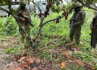 En el marco de las operaciones de control de armas, municiones y explosivos, personal del Ejército Ecuatoriano realizó este 3 de septiembre, un operativo en el cantón Las Naves, provincia de Bolívar, que permitió el decomiso de dos armas de fuego y municiones.