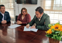 La Dirección Distrital del Ministerio de Agricultura, Ganadería y Pesca (MAGP) de Chimborazo y el Gobierno Autónomo Descentralizado Parroquial de Cañi firmaron un Convenio de Cooperación Interinstitucional con el objetivo de impulsar proyectos en beneficio de los pequeños y medianos productores de la parroquia.