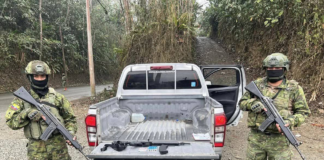 Un arma de fuego y diez cartuchos fueron decomisados en la vía E35, a la altura del cantón Cumandá, durante un operativo militar ejecutado por el Ejército Ecuatoriano en el marco de las operaciones de Control de Armas, Municiones y Explosivos (CAMEX).
