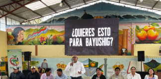 El pasado domingo 31 de agosto, en la parroquia San Antonio de Bayushig del cantón Penipe, se presentó oficialmente el proyecto “Parque de la Familia Bayushig”, una obra que busca convertirse en un nuevo espacio de recreación para la comunidad, pero que ha generado reacciones encontradas entre los habitantes.