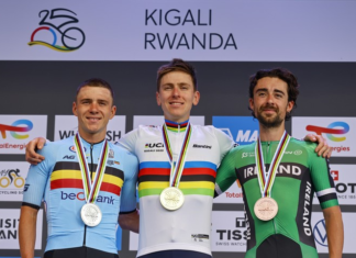 La Locomotora del Carchi, que venía de mostrar buenas sensaciones con su tercer puesto en el Tour de Luxemburgo, estuvo en el pelotón de punta durante gran parte de la prueba.