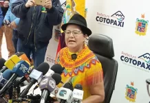 Lourdes Tibán, prefecta de Cotopaxi, manifestó su oposición a la decisión del Gobierno Nacional de suprimir el subsidio al diésel, advirtiendo que la medida afectará sobre todo a los sectores más pobres del país.