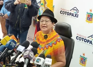 Lourdes Tibán, prefecta de Cotopaxi, manifestó su oposición a la decisión del Gobierno Nacional de suprimir el subsidio al diésel, advirtiendo que la medida afectará sobre todo a los sectores más pobres del país.
