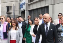 La bancada de Acción Democrática Nacional (ADN) acudió la mañana del lunes 6 de octubre de 2025 a la Fiscalía General del Estado para solicitar una investigación formal por las “graves amenazas” emitidas por Marlon Vargas, presidente de la Confederación de Nacionalidades Indígenas del Ecuador (Conaie).