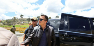 La ministra de Ambiente y Energía de Ecuador, Inés Manzano, informó este martes 7 de octubre, que presentó ante la Fiscalía General del Estado una denuncia por tentativa de asesinato contra el presidente ecuatoriano, Daniel Noboa, en el cantón (municipio) Tambo, en la provincia de Cañar (sur).