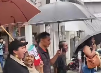 La viceprefecta de Pastaza, Lineth Calapucha, participó en la marcha de las nacionalidades indígenas que se desarrolló en rechazo a las recientes medidas adoptadas por el Gobierno de Daniel Noboa, entre ellas, la eliminación del subsidio al diésel, la consulta popular para convocar a una Asamblea Constituyente y la aprobación de leyes que, según los manifestantes, afectan al pueblo ecuatoriano.