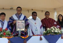 El sábado 04 de octubre del 2025 a partir de las 10H00 en el cantón Colta, el Instituto Tecnológico Superior “Jatun Yachay Wasi”, realizó la Ceremonia de Incorporación de nuevos profesionales en carreras interculturales de Educación Superior. El evento contó con la presencia de César Augusto Vásquez Moncayo, Viceministro de Educación Superior, Ciencia, Tecnología e Innovación, estudiantes, padres de familia, docentes e invitados especiales.